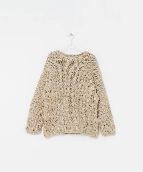 LAATO（ラート）の「handmade knit（ニット/セーター・レディース・ブラック/ライトグレー・FREE）」の21枚目の写真