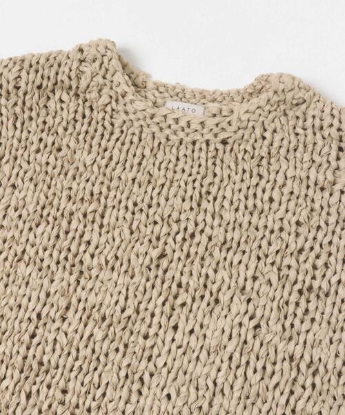 LAATO（ラート）の「handmade knit（ニット/セーター・レディース・ブラック/ライトグレー・FREE）」の22枚目の写真