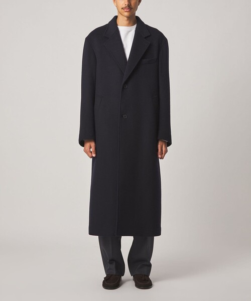 Steven Alan(スティーブンアラン)の「<Steven Alan> スーパー140 シングル チェスターコート(チェスターコート・メンズ・ネイビー/ブラック・L/M/S)」の3枚目の写真
