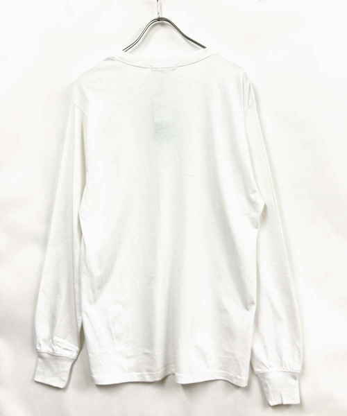 Universal Style Wear(ユニバーサルスタイルウェア)の「ヘンリーネック ちょいBIGロンT(Tシャツ/カットソー・メンズ・杢グレー/オフホワイト/ネイビー/チャコールグレー/ブラック/オートミール・M/XL/L)」の8枚目の写真