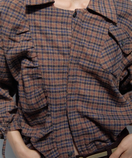 leinwande(ラインヴァンド)の「【leinwande】26AW新作 Twisting Shirt / ツイスティングシャツ(シャツ/ブラウス・レディース・Beige/BROWN・ONE SIZE)」の3枚目の写真