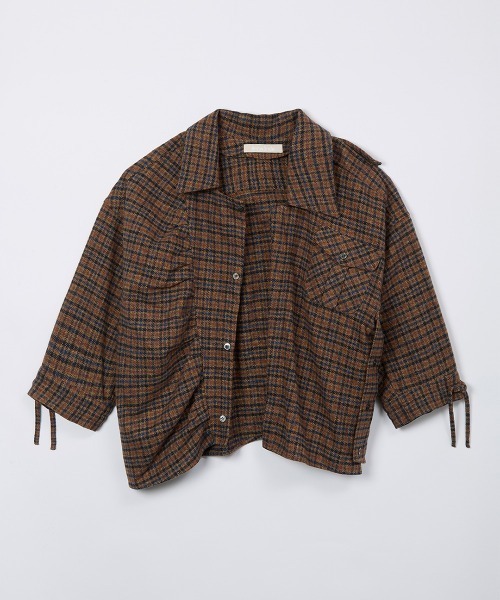 leinwande(ラインヴァンド)の「【leinwande】26AW新作 Twisting Shirt / ツイスティングシャツ(シャツ/ブラウス・レディース・Beige/BROWN・ONE SIZE)」の6枚目の写真