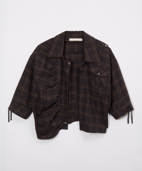 leinwande(ラインヴァンド)の「【leinwande】26AW新作 Twisting Shirt / ツイスティングシャツ(シャツ/ブラウス・レディース・Beige/BROWN・ONE SIZE)」の8枚目の写真