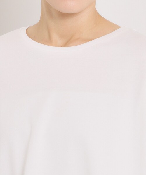 ITS'DEMO(イッツデモ)の「ヘムレースロングTシャツ(Tシャツ/カットソー・レディース・ブラック/オフホワイト・00)」の14枚目の写真