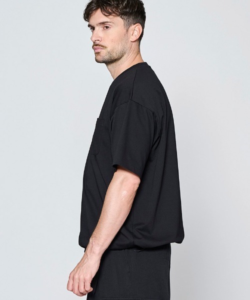 ACANTHUS(アカンサス)の「mt10679- Drawstring Pocket Tee ポケットTシャツ(CT2707)(Tシャツ/カットソー・メンズ・ブラック/ホワイト・XL/L/M/S)」の8枚目の写真