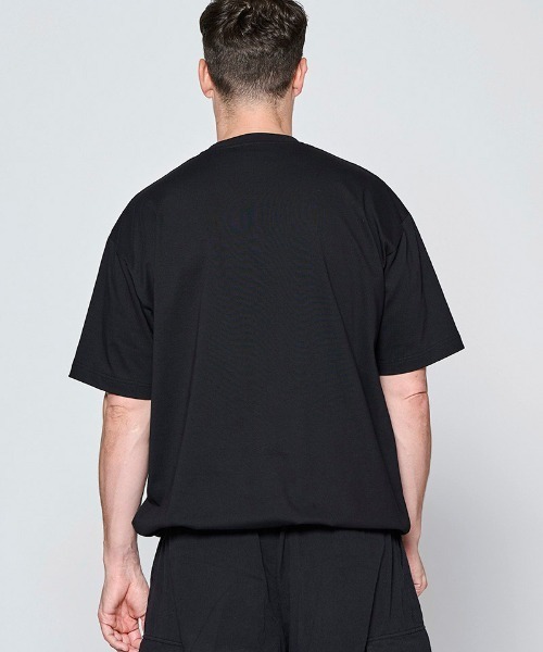 ACANTHUS(アカンサス)の「mt10679- Drawstring Pocket Tee ポケットTシャツ(CT2707)(Tシャツ/カットソー・メンズ・ブラック/ホワイト・XL/L/M/S)」の9枚目の写真