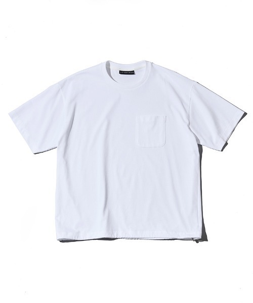 ACANTHUS(アカンサス)の「mt10679- Drawstring Pocket Tee ポケットTシャツ(CT2707)(Tシャツ/カットソー・メンズ・ブラック/ホワイト・XL/L/M/S)」の12枚目の写真