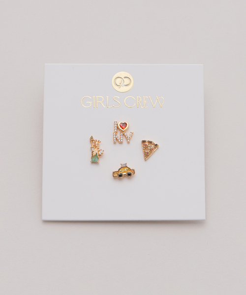 journal standard L'essage(ジャーナルスタンダードレサージュ)の「《WEB限定/追加》Girlscrew/ガールズクルー Big Apple ピアス(ピアス(片耳用)・レディース・ゴールド・FREE)」の2枚目の写真