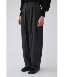 W tuck wide slacks(ダブル タック ワイド スラックス)