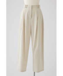 W tuck wide slacks(ダブル タック ワイド スラックス)