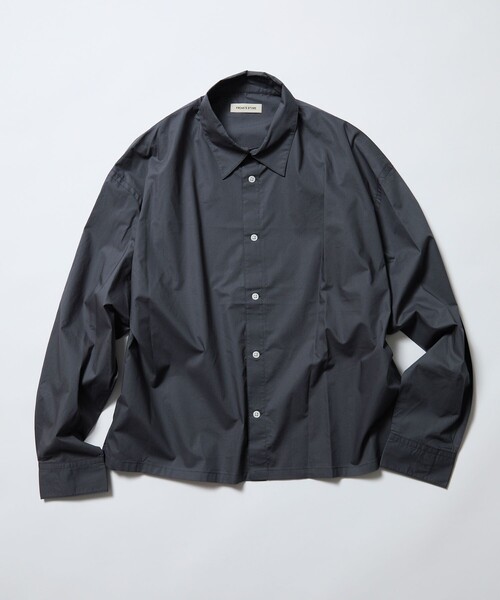 FREAK'S STORE(フリークスストア)の「限定展開 レギュラーカラー クロップド シャツ(シャツ/ブラウス・メンズ・ピンク/ブラック/ホワイト/チャコールグレー/ブルー/サックスブルー・MEDIUM/SMALL/LARGE)」の12枚目の写真