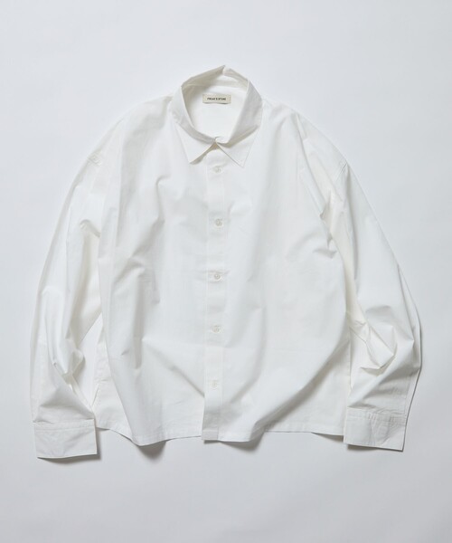 FREAK'S STORE(フリークスストア)の「限定展開 レギュラーカラー クロップド シャツ(シャツ/ブラウス・メンズ・ピンク/ブラック/ホワイト/チャコールグレー/ブルー/サックスブルー・MEDIUM/SMALL/LARGE)」の16枚目の写真