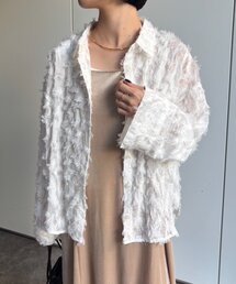 フリンジジャガードシャツ