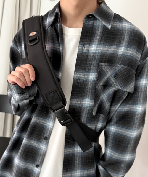 Dickies（ディッキーズ）の「∴WEGO/別注Dickiesワンショルダーバッグ（ショルダーバッグ・レディース・ブラック系その他/オフホワイト/ブラック/ライトグレー・FREE）」の17枚目の写真