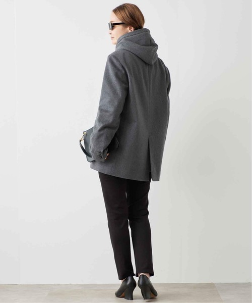 Deuxieme Classe(ドゥーズィエムクラス)の「*Warm ジップ フーディー(パーカー・レディース・チャコールグレー/ブラウン・FREE)」の18枚目の写真