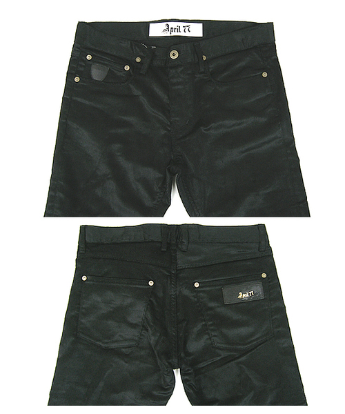 April77（エイプリルセブンティセブン）の「JOEY-DISCOM（デニムパンツ・メンズ・ブラック/グレー・28inch/29inch/30inch/31inch）」の4枚目の写真