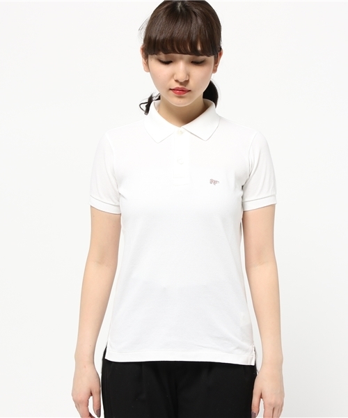 Scye（サイ）の「【SCYE】 鹿の子ワンポイントポロシャツ（ポロシャツ・レディース・ホワイト/グレー/ブルー・36/38）」の9枚目の写真