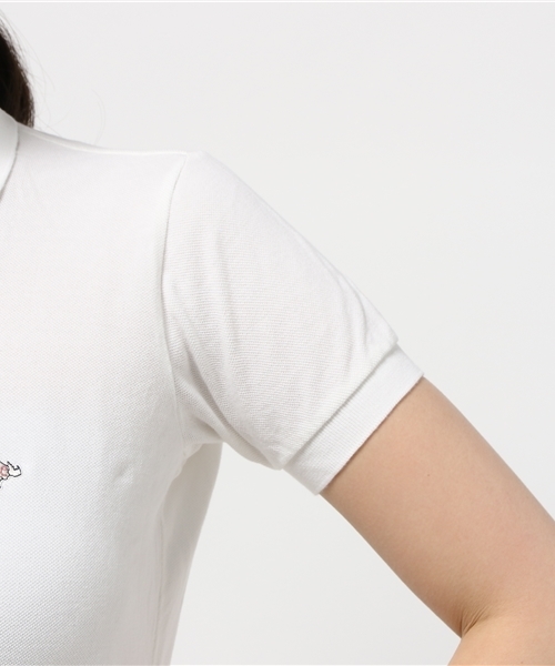 Scye（サイ）の「【SCYE】 鹿の子ワンポイントポロシャツ（ポロシャツ・レディース・ホワイト/グレー/ブルー・36/38）」の5枚目の写真