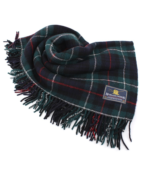 BEAMS BOY（ビームスボーイ）の「HIGHLAND TWEED / KILTピンショール（ストール/ショール・レディース・グリーン系その他/イエロー系その他/レッド系その他/サックスブルー/インディゴブルー/ホワイト・FREE/ONE SIZE）」の5枚目の写真
