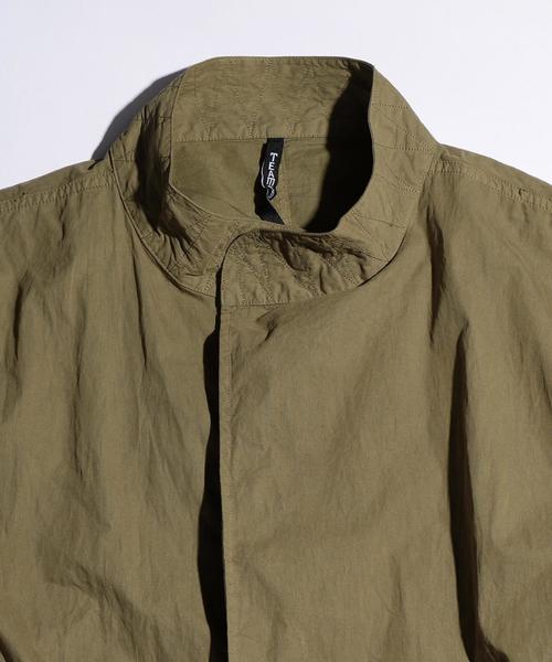 MONKEY TIME（モンキータイム）の「＜TEAM COZY＞ PIG/DY FISHTAIL COAT/コート（モッズコート・メンズ・ブラック/オリーブ・LARGE）」の4枚目の写真
