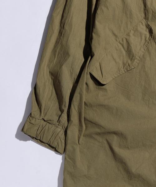 MONKEY TIME（モンキータイム）の「＜TEAM COZY＞ PIG/DY FISHTAIL COAT/コート（モッズコート・メンズ・ブラック/オリーブ・LARGE）」の5枚目の写真