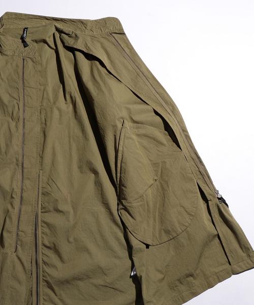 MONKEY TIME（モンキータイム）の「＜TEAM COZY＞ PIG/DY FISHTAIL COAT/コート（モッズコート・メンズ・ブラック/オリーブ・LARGE）」の7枚目の写真