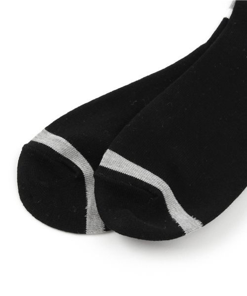 にゃー（ニャー）の「(☆)にゃーまんソックス（ソックス/靴下・レディース・ブラック/グレー/ホワイト・03/02）」の5枚目の写真