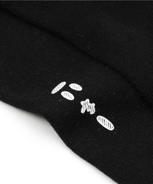 にゃー（ニャー）の「(☆)にゃーまんソックス（ソックス/靴下・レディース・ブラック/グレー/ホワイト・03/02）」の6枚目の写真