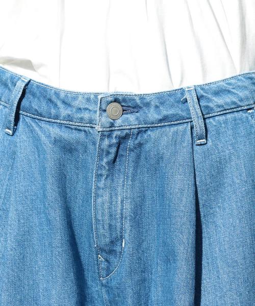 coen（コーエン）の「【追加生産】USAコットンワイドデニムパンツ（デニムパンツ・レディース・コバルトブルー/ネイビー・LARGE/MEDIUM/SMALL）」の16枚目の写真