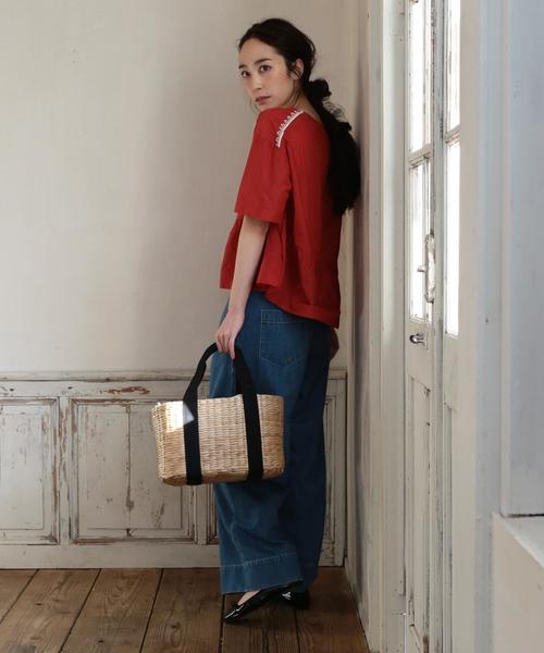 coen（コーエン）の「【追加生産】USAコットンワイドデニムパンツ（デニムパンツ・レディース・コバルトブルー/ネイビー・LARGE/MEDIUM/SMALL）」の12枚目の写真