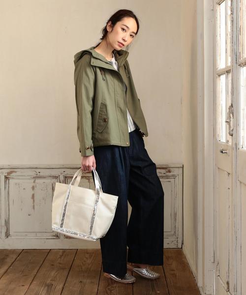 coen（コーエン）の「【追加生産】USAコットンワイドデニムパンツ（デニムパンツ・レディース・コバルトブルー/ネイビー・LARGE/MEDIUM/SMALL）」の6枚目の写真