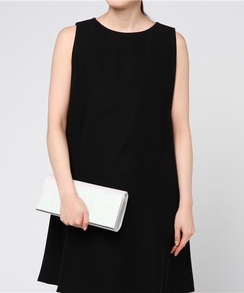 reca（レカ）の「グリッタークラッチバック（クラッチバッグ・レディース・ピンクゴールド/ブラック/オフホワイト・FREE）」の21枚目の写真