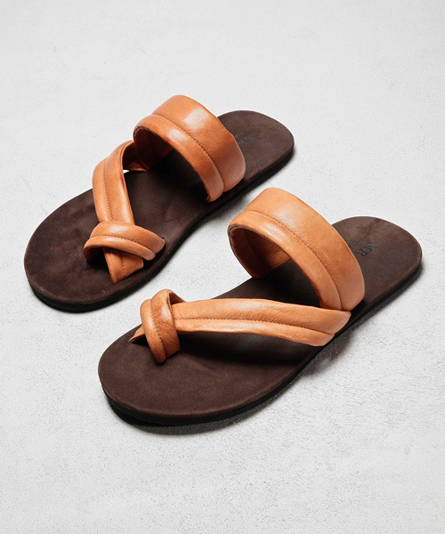 MR.OLIVE（ミスターオリーブ）の「WATER PROOF SHRINK×NUBUCK LEATHER / CUSHION BAND SANDAL（サンダル・メンズ・ブルー/ブラック/レッド/ブラウン/ベージュ・27.5cm/26.5cm/25.5cm）」の13枚目の写真