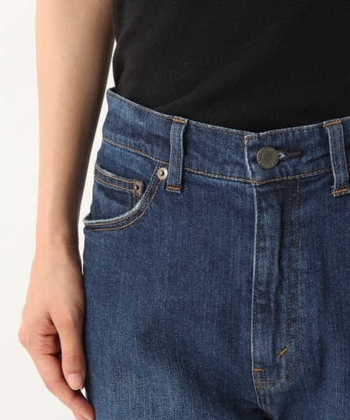 A part by（アパートバイ）の「デニムストレートパンツ　765483 （デニムパンツ・レディース・ブルー/ライトブルー・MEDIUM/LARGE）」の8枚目の写真