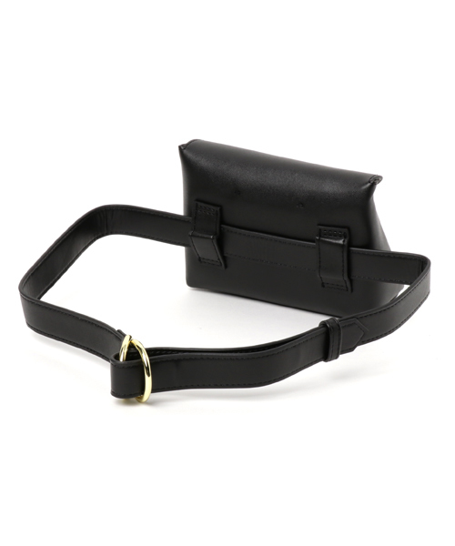 SLY(スライ)の「LETTER POCHETTE BELT(ショルダーバッグ・レディース・グレー/キャメル/ブラック・FREE)」の4枚目の写真