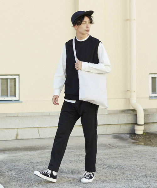 United Athle(ユナイテッドアスレ)の「【United Athle / ユナイテッドアスレ】ヘビーキャンバス2WAYショルダー(ショルダーバッグ・レディース・ブラック/グレー/ブルー/ネイビー/アイボリー/ブラック系その他/オリーブ・FREE)」の17枚目の写真