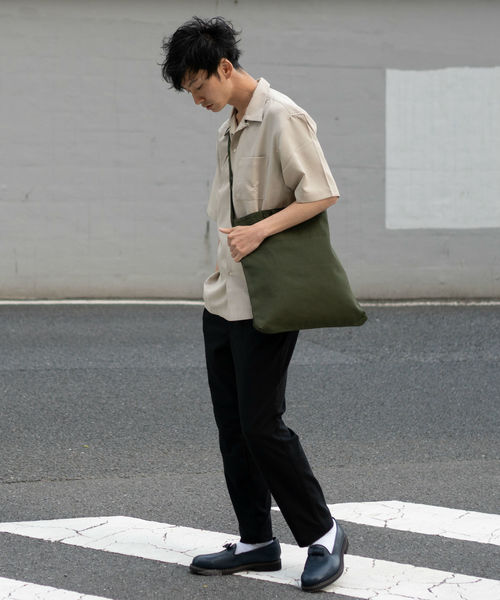 United Athle(ユナイテッドアスレ)の「【United Athle / ユナイテッドアスレ】ヘビーキャンバス2WAYショルダー(ショルダーバッグ・レディース・ブラック/グレー/ブルー/ネイビー/アイボリー/ブラック系その他/オリーブ・FREE)」の15枚目の写真