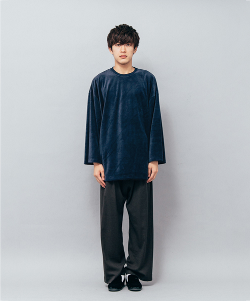 SENSE OF PLACE by URBAN RESEARCH（センスオブプレイスバイアーバンリサーチ）の「ベロアエクストラルーズTシャツ（Tシャツ/カットソー・メンズ・ブラック/ネイビー/バーガンディー・FREE）」の15枚目の写真