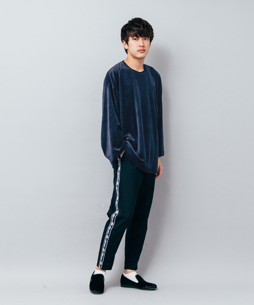 SENSE OF PLACE by URBAN RESEARCH（センスオブプレイスバイアーバンリサーチ）の「ベロアエクストラルーズTシャツ（Tシャツ/カットソー・メンズ・ブラック/ネイビー/バーガンディー・FREE）」の8枚目の写真