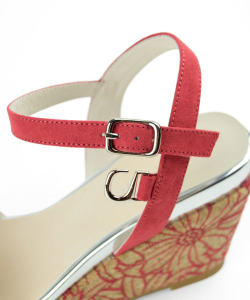 ORiental TRaffic（オリエンタルトラフィック）の「春夏★刺繍ウエッジサンダル★8208（サンダル・レディース・グレー/ブラック/レッド・L/M/S/LL/3L/SS）」の11枚目の写真