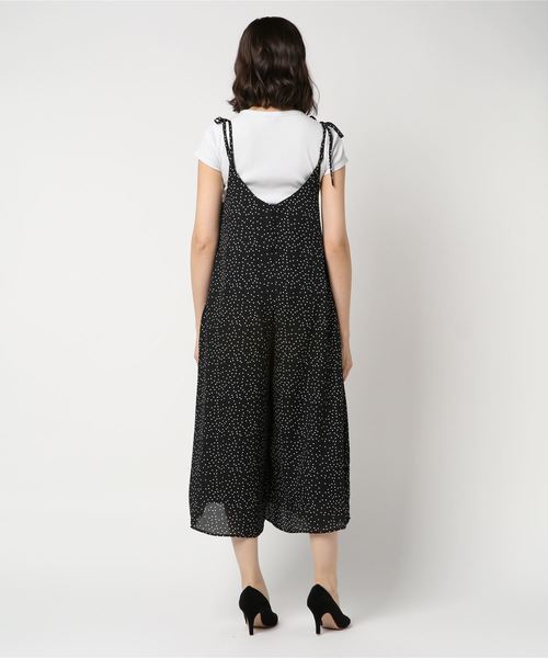 Furryrate(ファーリーレート)の「ドットキャミマキシオールインワン(つなぎ/オールインワン・レディース・ホワイト×ネイビー/ホワイト×ブラック・FREE)」の5枚目の写真