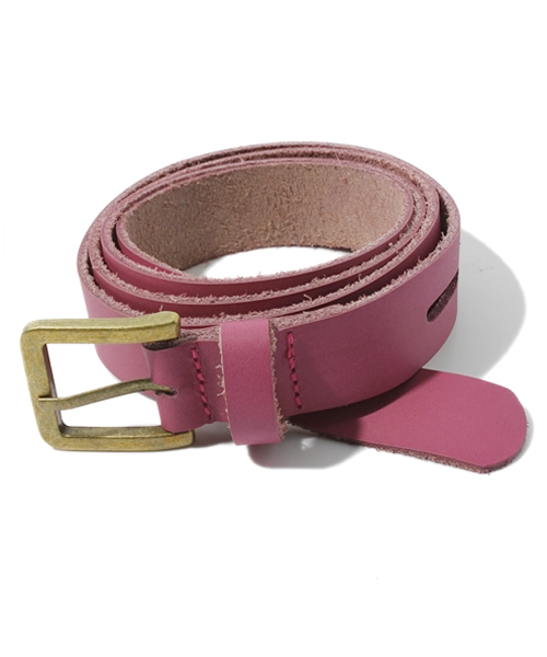 Kastane（カスタネ）の「【Kastane】レザー細ベルト（ベルト・レディース・キャメル/ブラック/グレー/レッド/ブルー/ピンク/グリーン・FREE）」の6枚目の写真