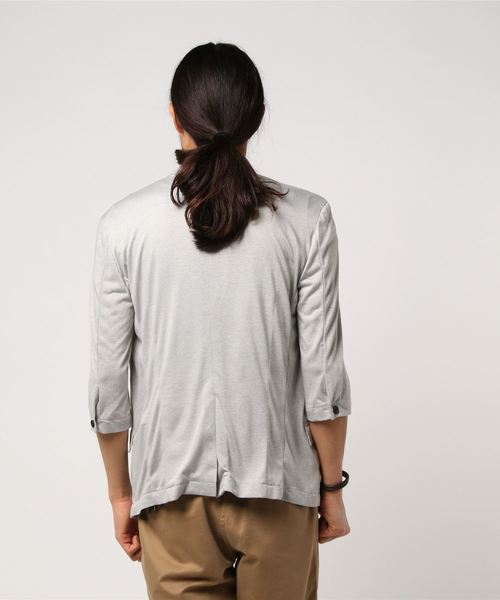 SCHLUSSEL（シュリセル）の「ｼｬｲﾆｰ7ﾌﾞｿﾃﾞｶｯﾄｼﾞｬｹｯﾄ（テーラードジャケット・メンズ・ネイビー/グレー/ブラック・L/M）」の4枚目の写真