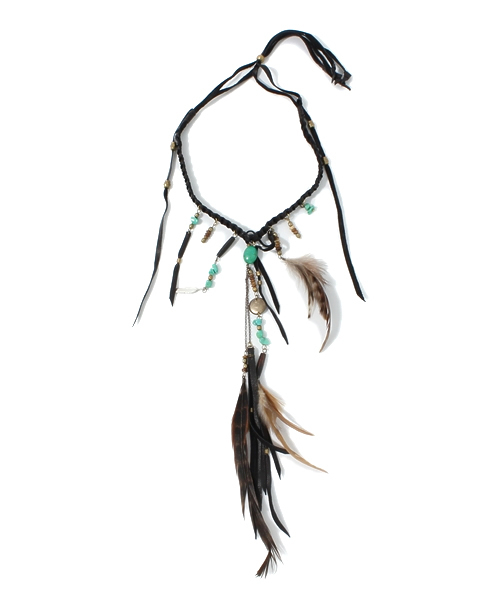 goa（ゴア）の「native necklace（ネックレス・レディース・ホワイト/ブラウン・FREE）」の2枚目の写真