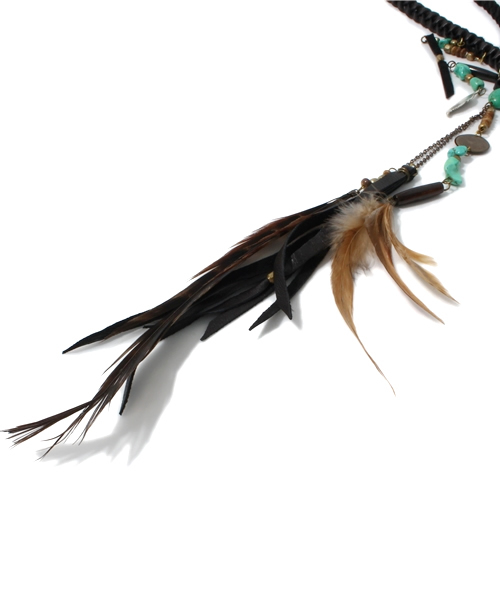 goa（ゴア）の「native necklace（ネックレス・レディース・ホワイト/ブラウン・FREE）」の3枚目の写真