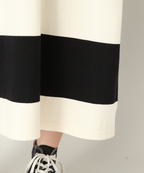 LOWRYS FARM（ローリーズファーム）の「ワイドボーダワンピース　807154（ワンピース・レディース・ブラウン/オフホワイト/グリーン・FREE）」の13枚目の写真