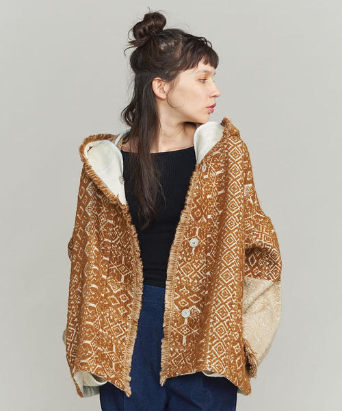 ヌキテパ ne Quittez pas JACQUARD SHORTJACKET 12/3 10時発売】Flower