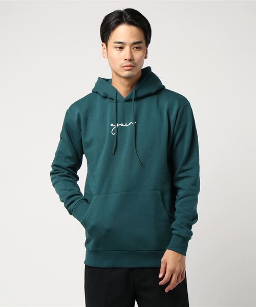 WEGO(ウィゴー)の「WEGO/again裏起毛プルパーカー(パーカー・メンズ・ホワイト/ブラック/ダークグリーン/ワイン/ピンク/杢グレー・SMALL/MEDIUM/LARGE/X-LARGE)」の11枚目の写真