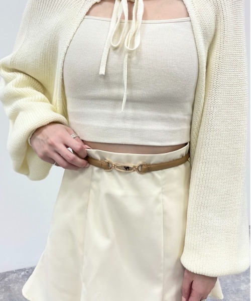 Heather（ヘザー）の「ビットホソベルト　826227（ベルト・レディース・ブラック/ベージュ/ブラウン/ブラウン系その他/ゴールド/シルバー/パイソン/ベージュ系/ブラウン系/ブラック系・FREE）」の7枚目の写真