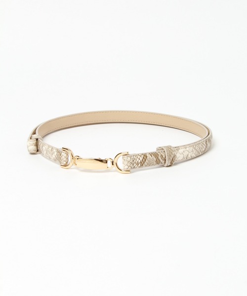 Heather（ヘザー）の「ビットホソベルト　826227（ベルト・レディース・ブラック/ベージュ/ブラウン/ブラウン系その他/ゴールド/シルバー/パイソン/ベージュ系/ブラウン系/ブラック系・FREE）」の10枚目の写真